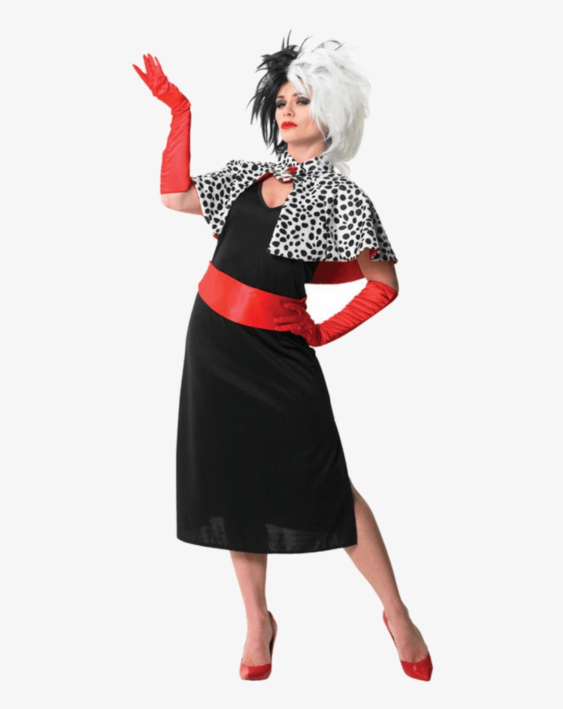 Cruella De Vil Disney Costume, transparent png download