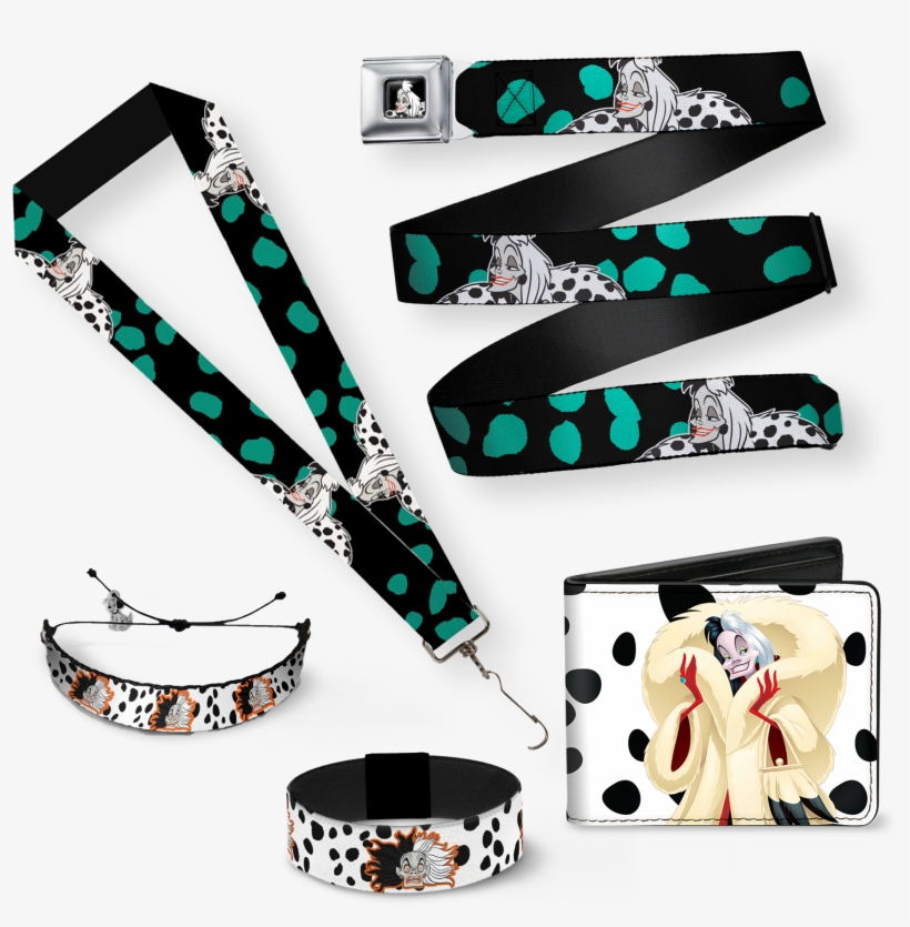 Cruella De Vil 101 Dalmatians- Unisex Gift Set - Buckle-down Inc., transparent png download