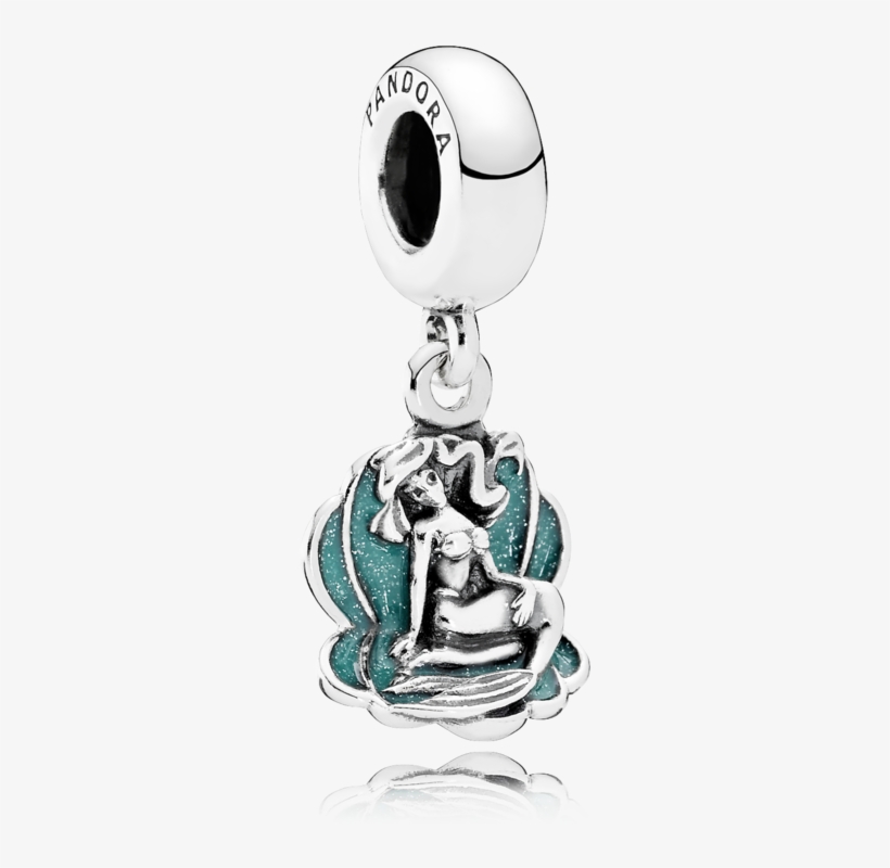 This Sweet Charm Portrays Ariel In Her Graceful Mermaid - Pandora Ariel Charm, transparent png download
