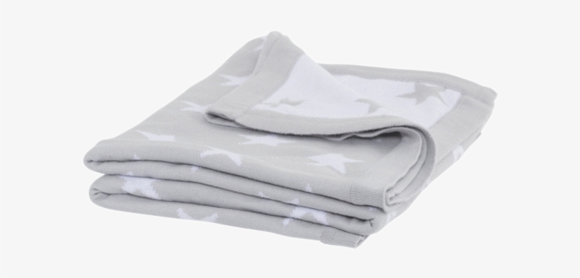Knitted Blanket, Grey Star - Gltc Knitted Blanket - Grey Star, transparent png download