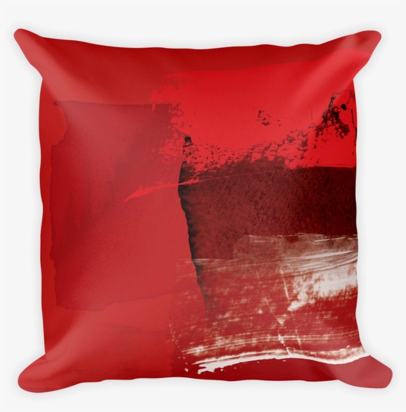 Red Abstract Cushion, Designer Cushions With Abstract - Throw Pillow, transparent png download