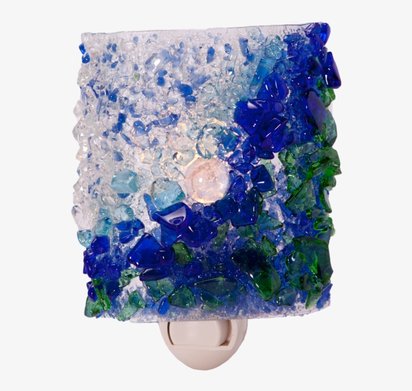 Recycled Glass Night Lights Celadon Road Www - Hydrangea, transparent png download