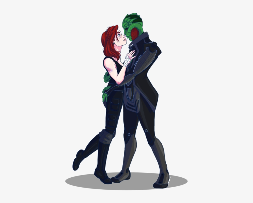 Rekindling My Love For Thane And Mass Effect - Cartoon, transparent png download