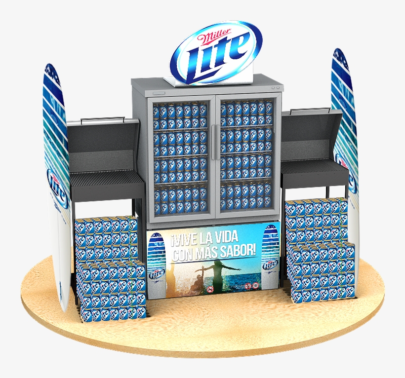 Isla Promo Miller Lite Surft - 3d Computer Graphics, transparent png download