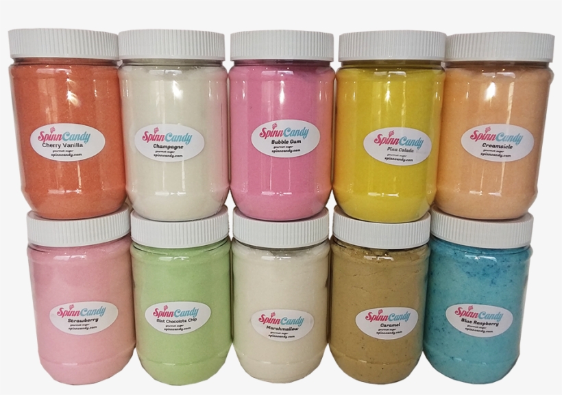Gourmet Cotton Candy Party Pack, Top 10 Favorite Sugar - Cotton Candy Party Pack, transparent png download