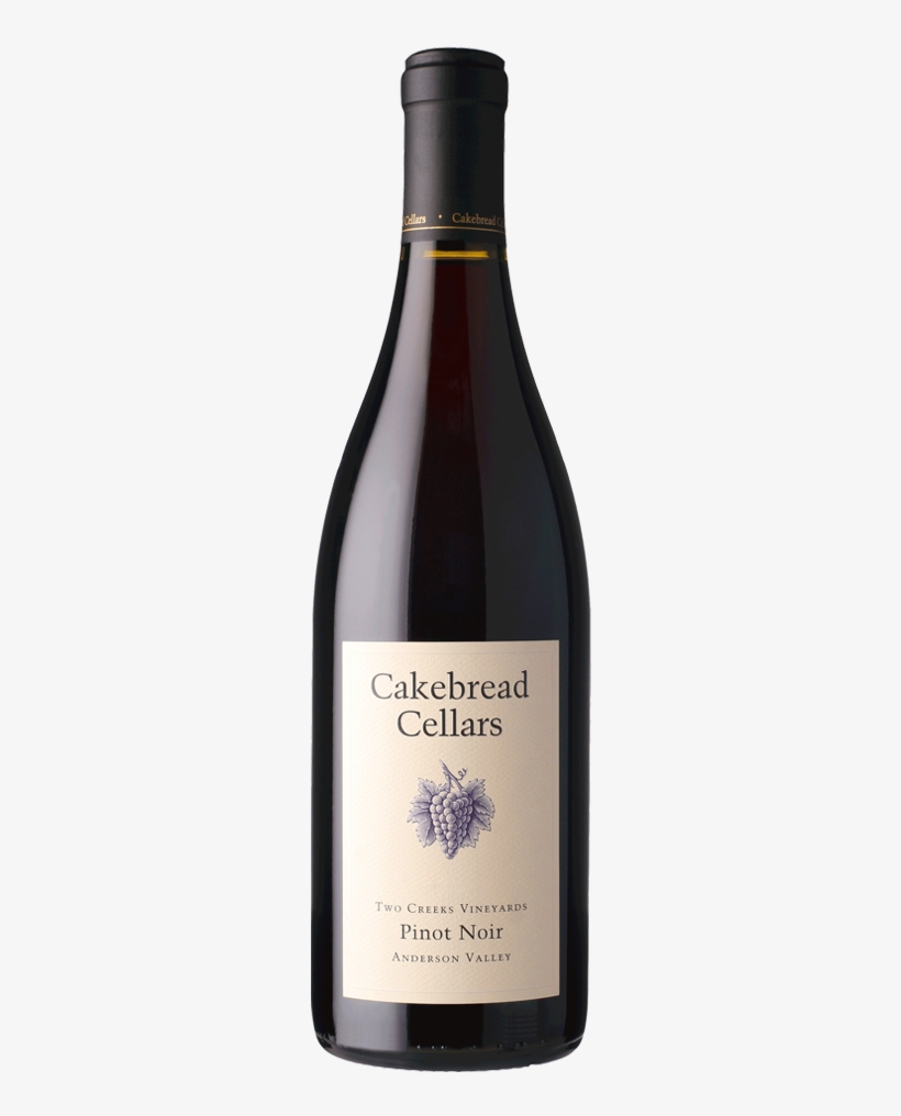 Sized Pn Two Creeks Bottlelarge - Cakebread Cellars Pinot Noir 2014, transparent png download