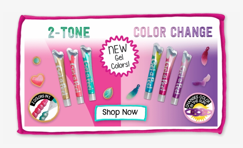 Gel A Peel Colour Change Kit Review - Gel-a-peel Accessory 3 Pk Kit- Color Change, transparent png download