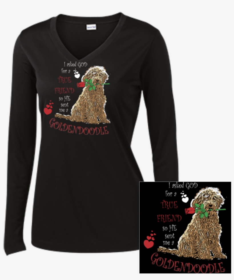 God Sent Me A Goldendoodle, transparent png download