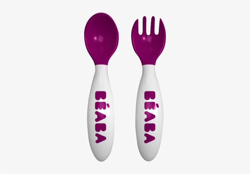 2nd Stage Ergonomic Cutlery - Beaba 2nd Stage Cutlery - Set Of 10, Assorted, transparent png download
