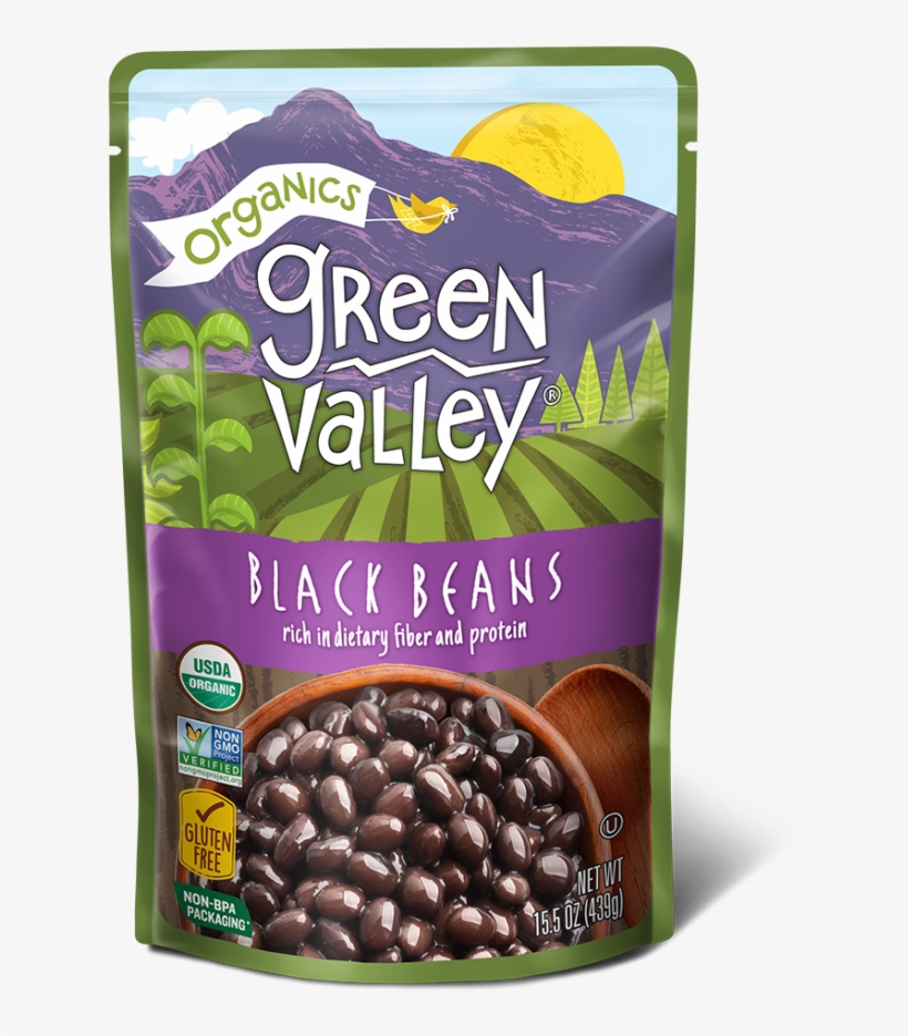Our Black Beans - Organic Beans Packet, transparent png download