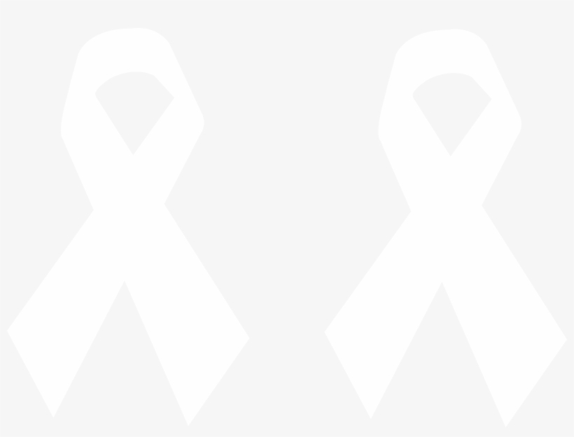 Breast Cancer Ribbon Logo Black And White - Hyatt White Logo Png, transparent png download