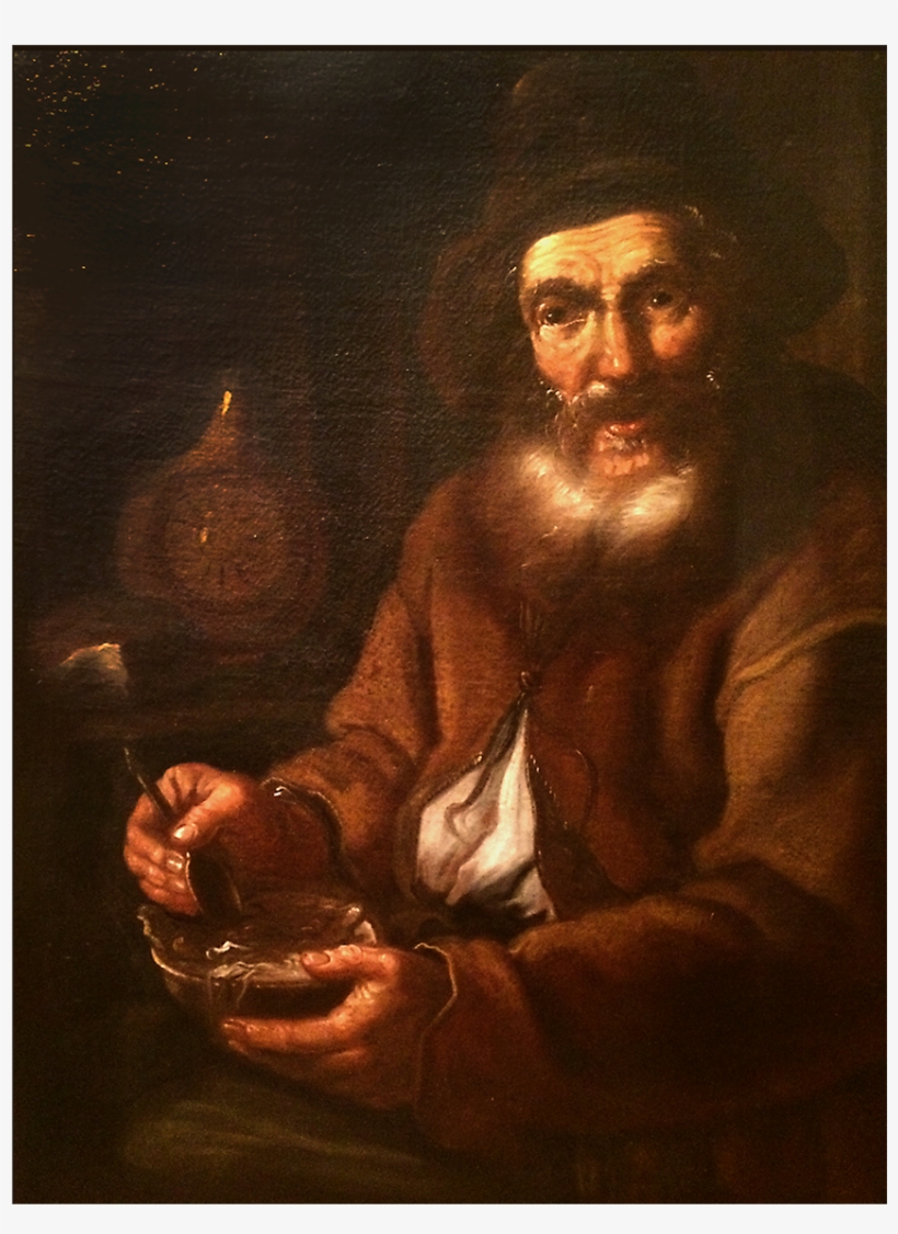 Giacomo Francesco Cipper “elderly Man And His Meal” - Man, transparent png download