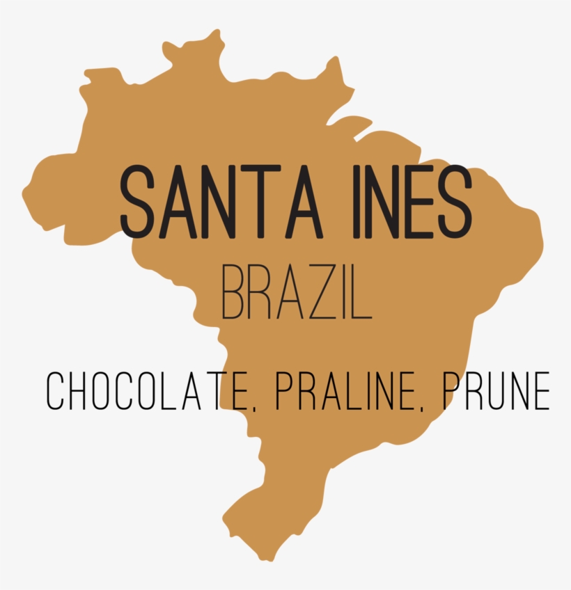 Steampunk Coffee Roasters - Brazil Map Black Png, transparent png download