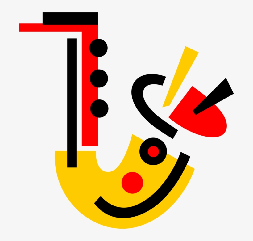 Vector Illustration Of Saxophone Brass Single-reed, transparent png download