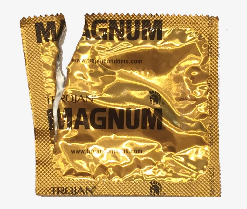 Used Magnum Condom Wrapper, transparent png download
