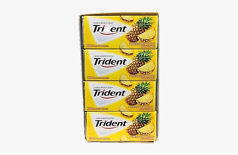 Trident Bubble Gum Pineapple Twist At Www, transparent png download