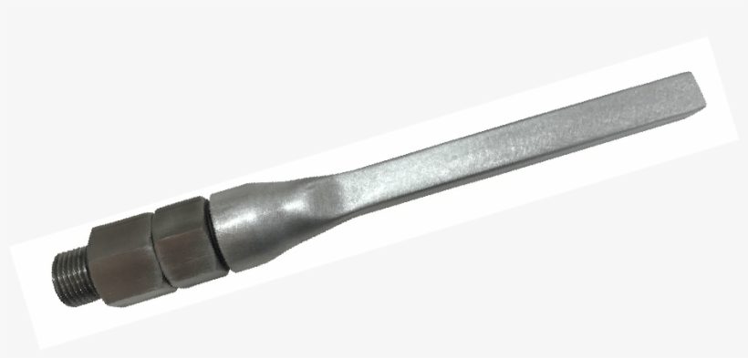Flat Jet Nozzle 10 Mm Wide Aluminium Rotative Coupling - Dry-ice Blasting, transparent png download