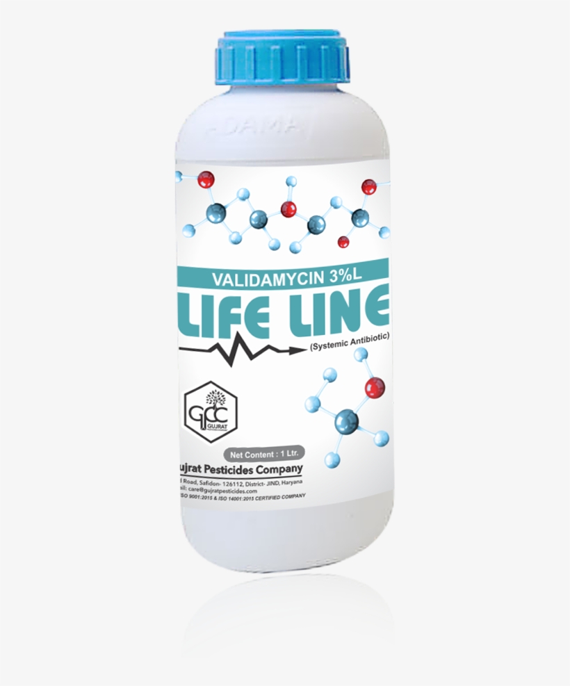 Life Line An Antibiotic Systemic Fungicide Highly Effective - Plastic Bottle, transparent png download
