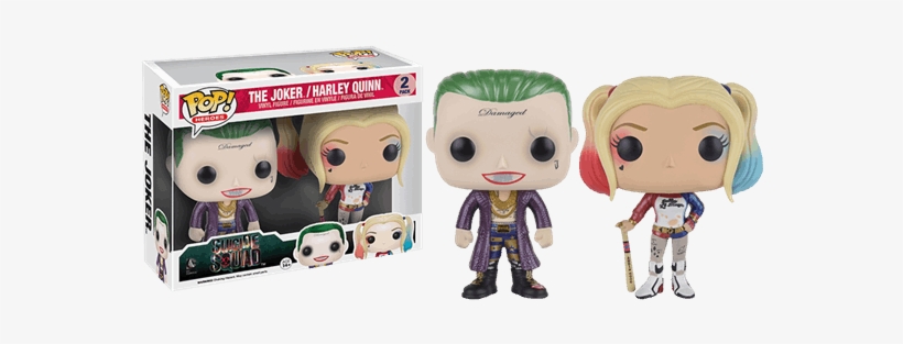 1 Of - Pop Joker And Harley Quinn, transparent png download