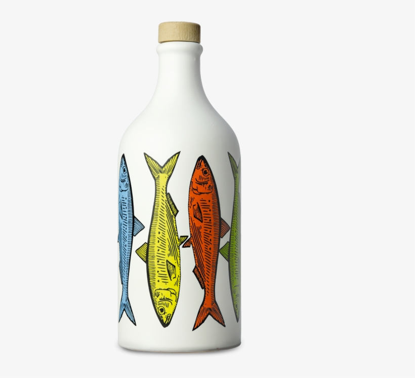 Sardines Ceramic Jar - Olive Oil, transparent png download