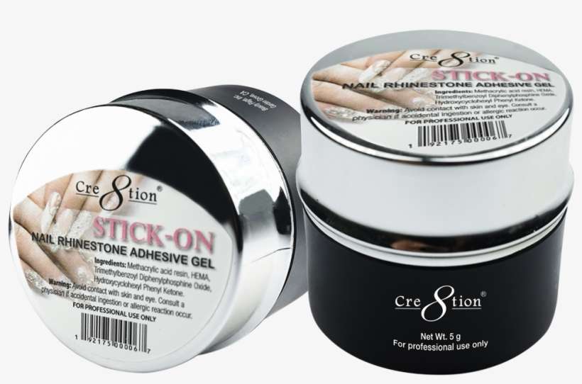 Stick-on Nail Rhinestone Adhesive Gel - Adhesive, transparent png download
