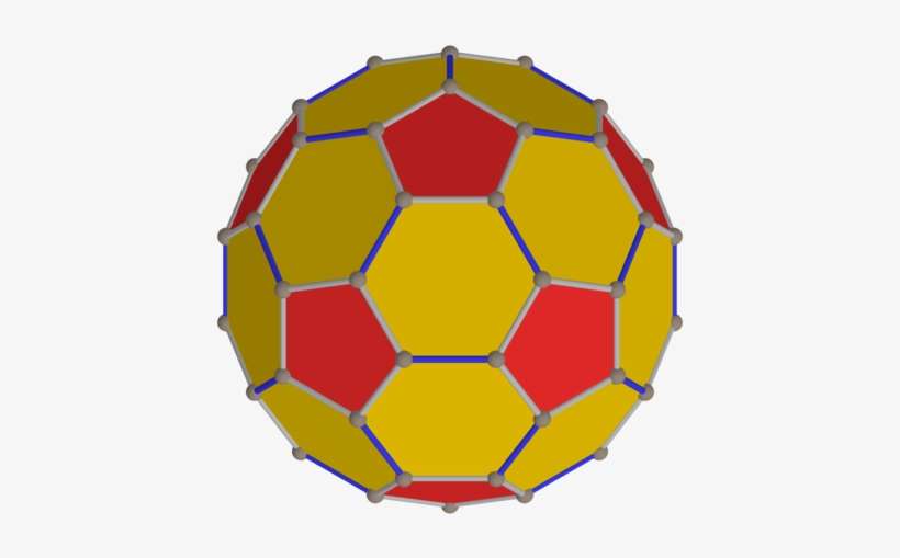 Polyhedron Truncated 20 From Yellow - Circle, transparent png download