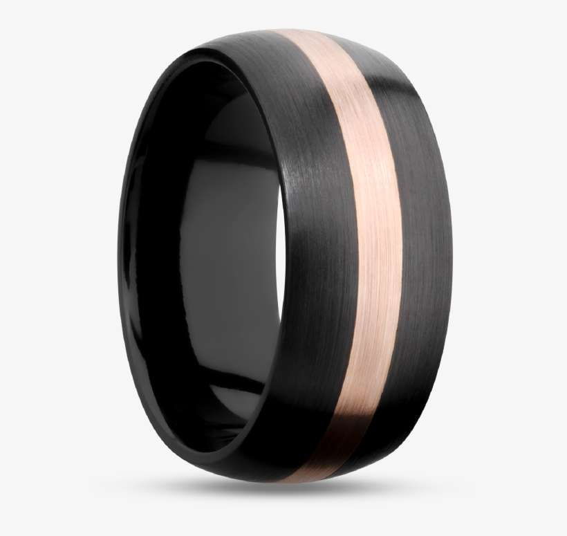 Zirconium Rose Black Elysium Diamond Weddings - Wedding Ring, transparent png download