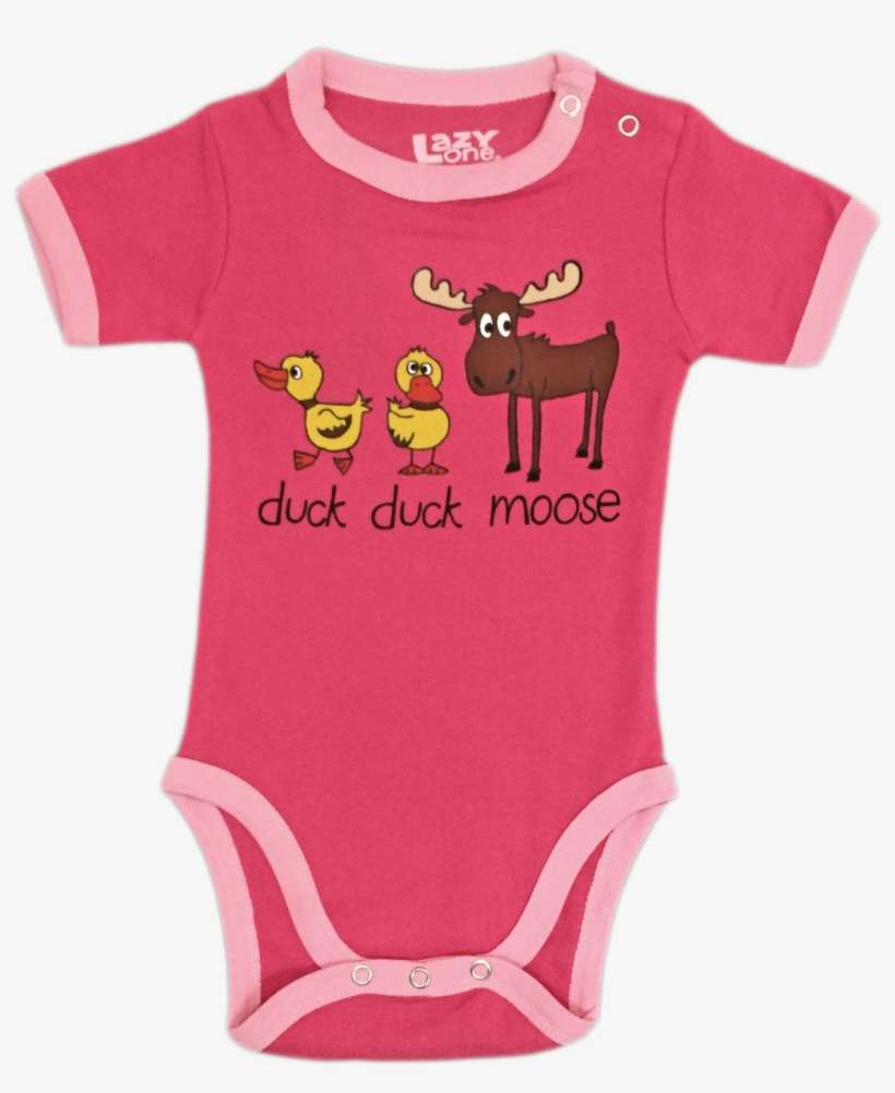 Duck Duck Moose Alaska Pink Onesie - Infant, transparent png download