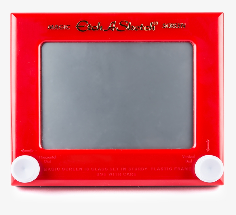 Etch A Sketch - Spin Master Etch A Sketch - Classic In 1960 Box - Red, transparent png download