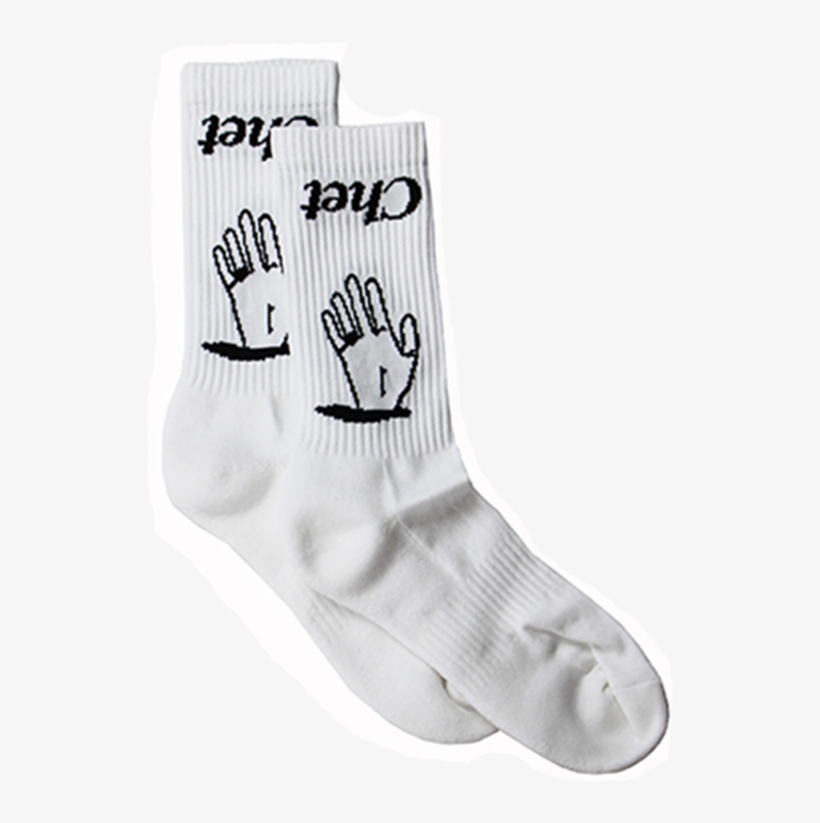 'hand' / White Socks - Sock, transparent png download