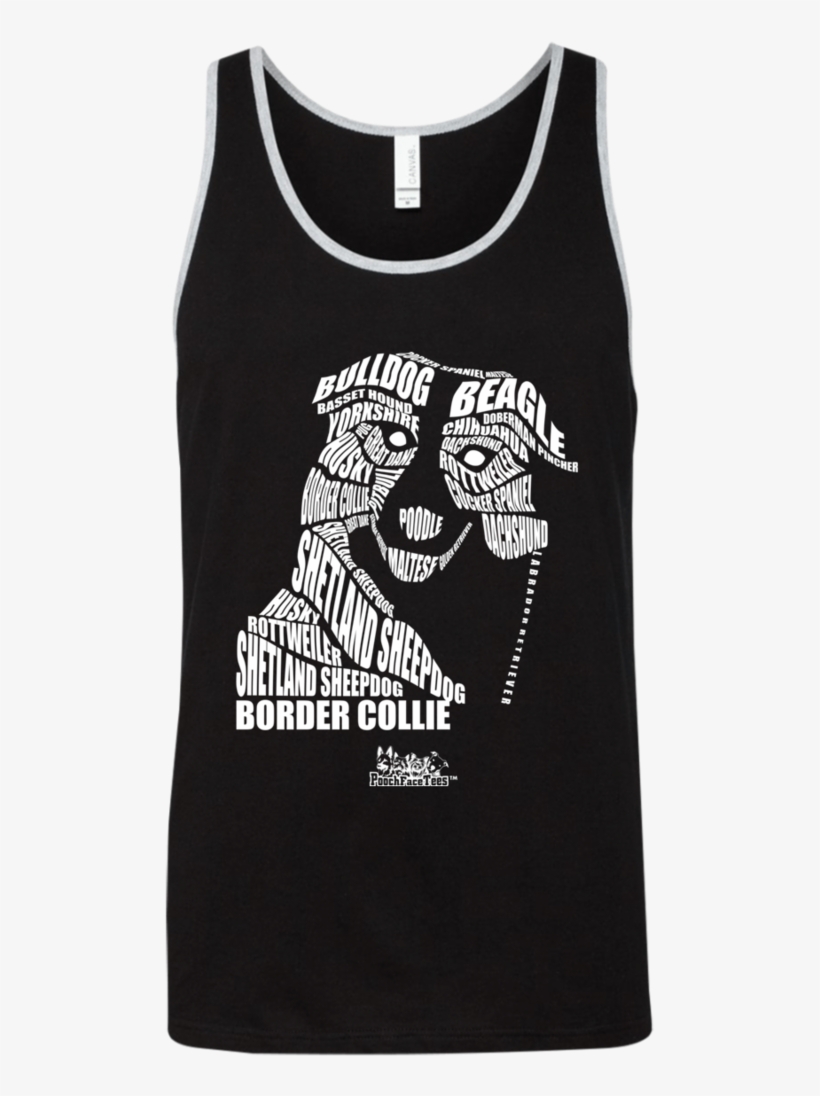 Unisex Tank - Poochfacetees - T-shirt, transparent png download