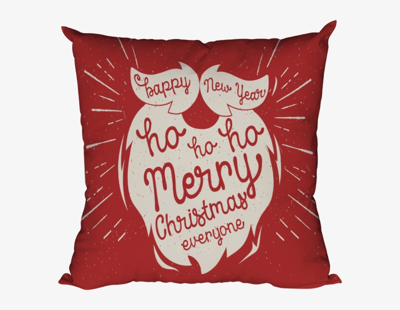 Merry Christmas And A Happy New Year Santa Double Sided - Christmas Pillow Png, transparent png download