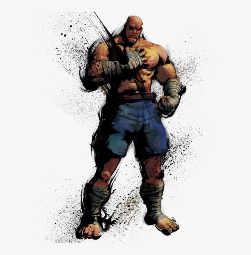Sagat, transparent png download