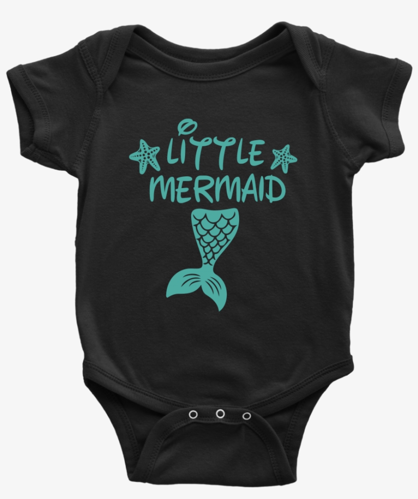 Little Mermaid Onesie For Girl - Don T Mess With Me My Aunt, transparent png download