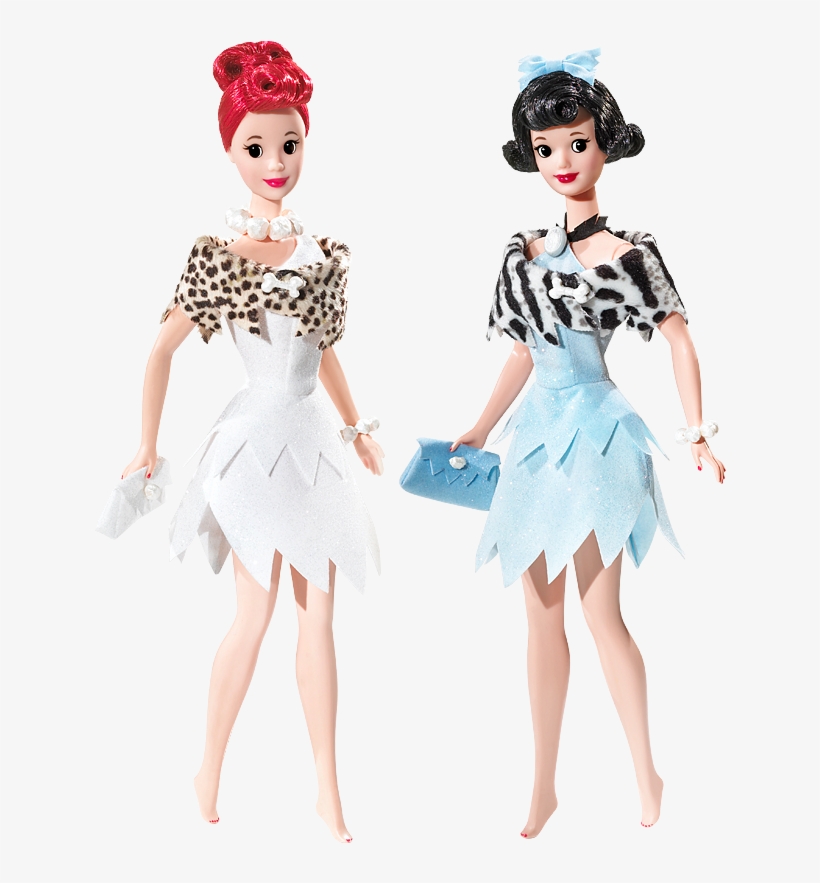 Nati Fernandes Flintstones Barbie Doll - Wilma And Betty Flintstone, transparent png download