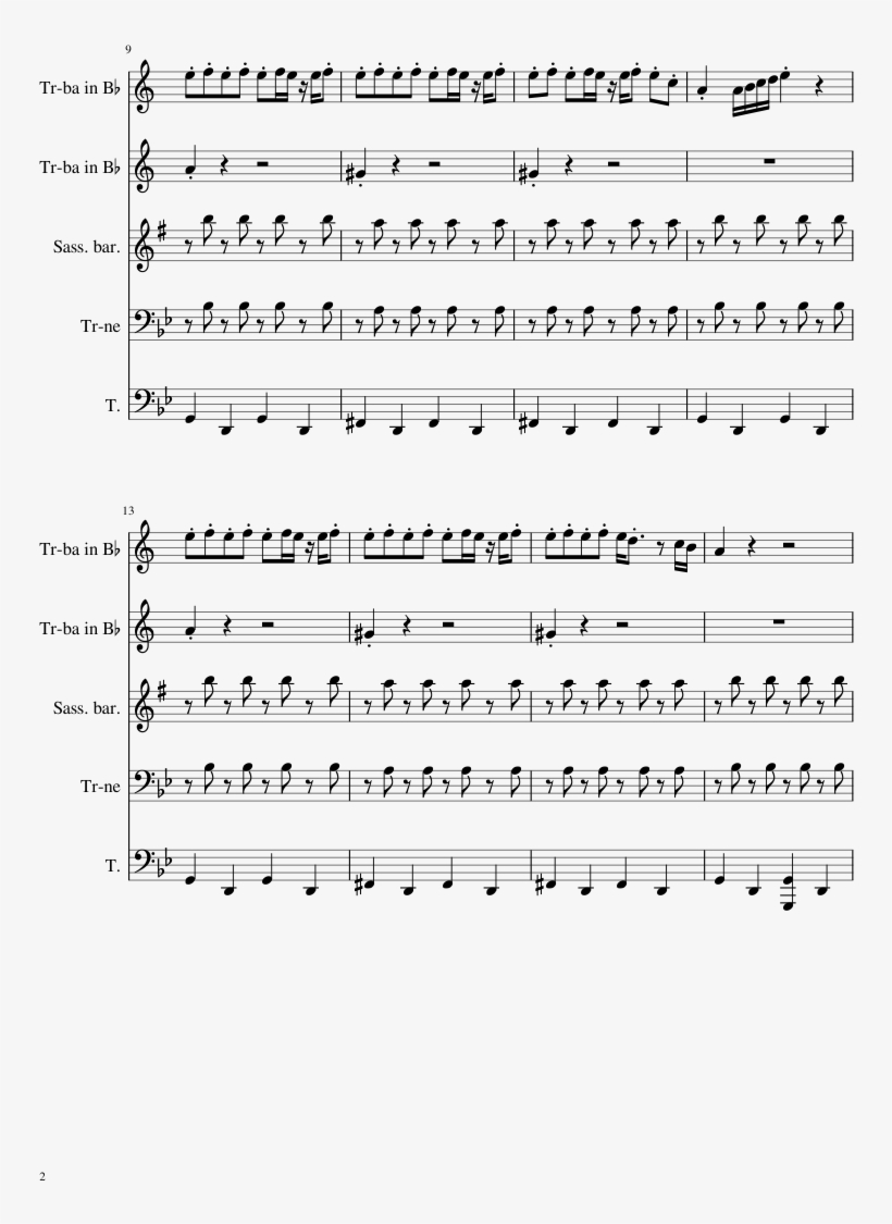 Lg-23364644 Sheet Music 2 Of 7 Pages - Wie Schön Leuchtet Der Morgenstern, Bwv 1, transparent png download