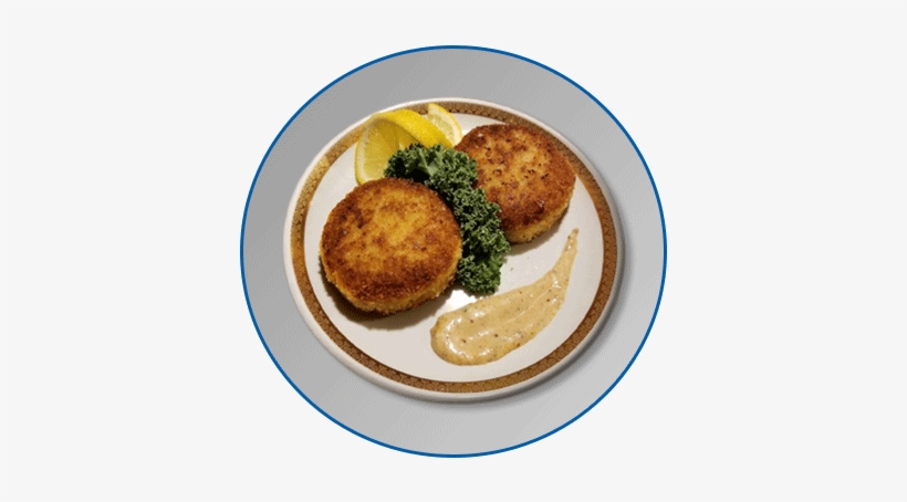 2 Crab Cakes - Crab Cake, transparent png download