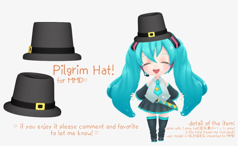 Fedora Clipart Boys Hat - Mmd Pilgrim, transparent png download