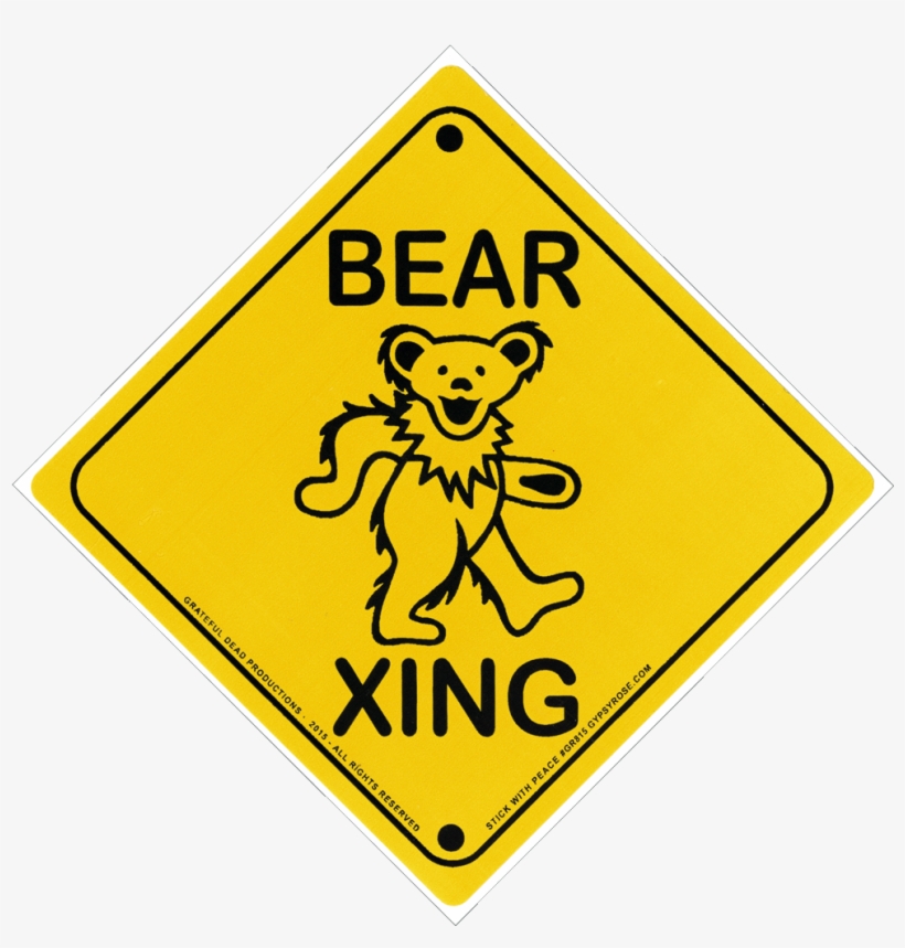 Grateful Dead Dancing Bear Xing - Drawing Grateful Dead Dancing Bear, transparent png download