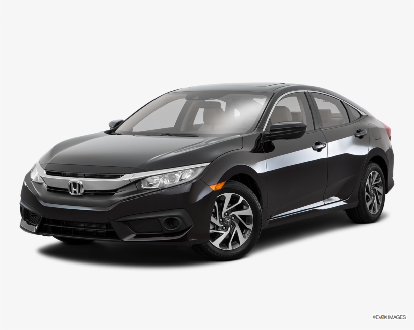 2016 Honda Civic - 2015 Dodge Dart Gray, transparent png download