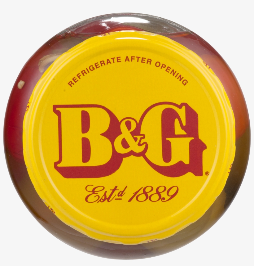 B&g Hot Cherry Peppers, 32 Oz - Circle, transparent png download