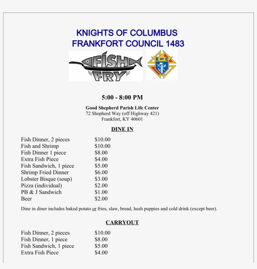 Please Note That Beer Is Not Being Sold This Year - Knights Of Columbus, transparent png download