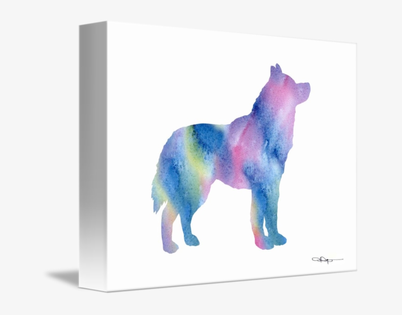 "siberian Husky" By David Rogers, Fresno // - Gallery-wrapped Canvas Art Print 10 X 8 Entitled Siberian, transparent png download