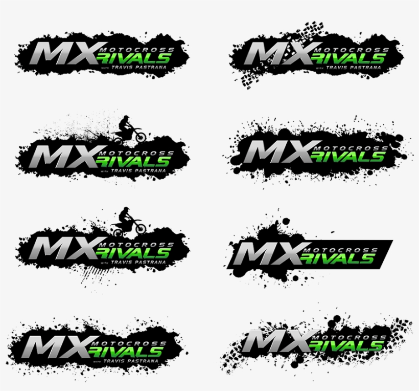 Logo Variations, Featuring Dirt Splatter And Tire Track, transparent png download