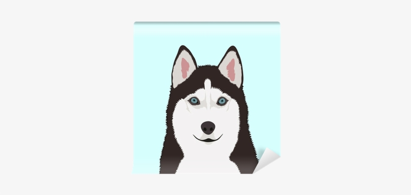 Siberian Husky Beach Towel, transparent png download