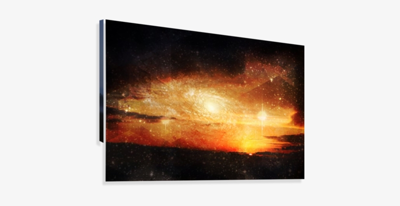 The Night Sky Canvas Print - Milky Way, transparent png download