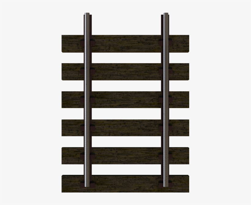 Clip Art Black And White Library Horizontal Train Tracks - Shelf, transparent png download