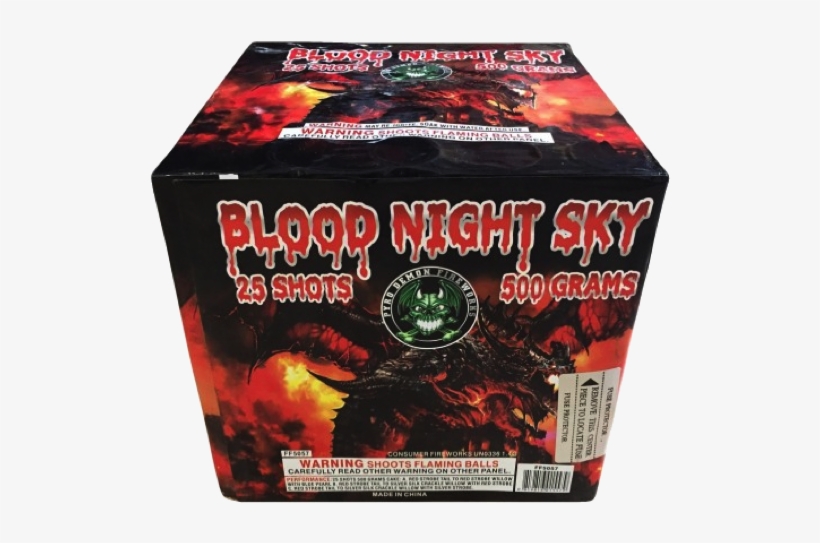 Blood Night Sky - Fireworks, transparent png download