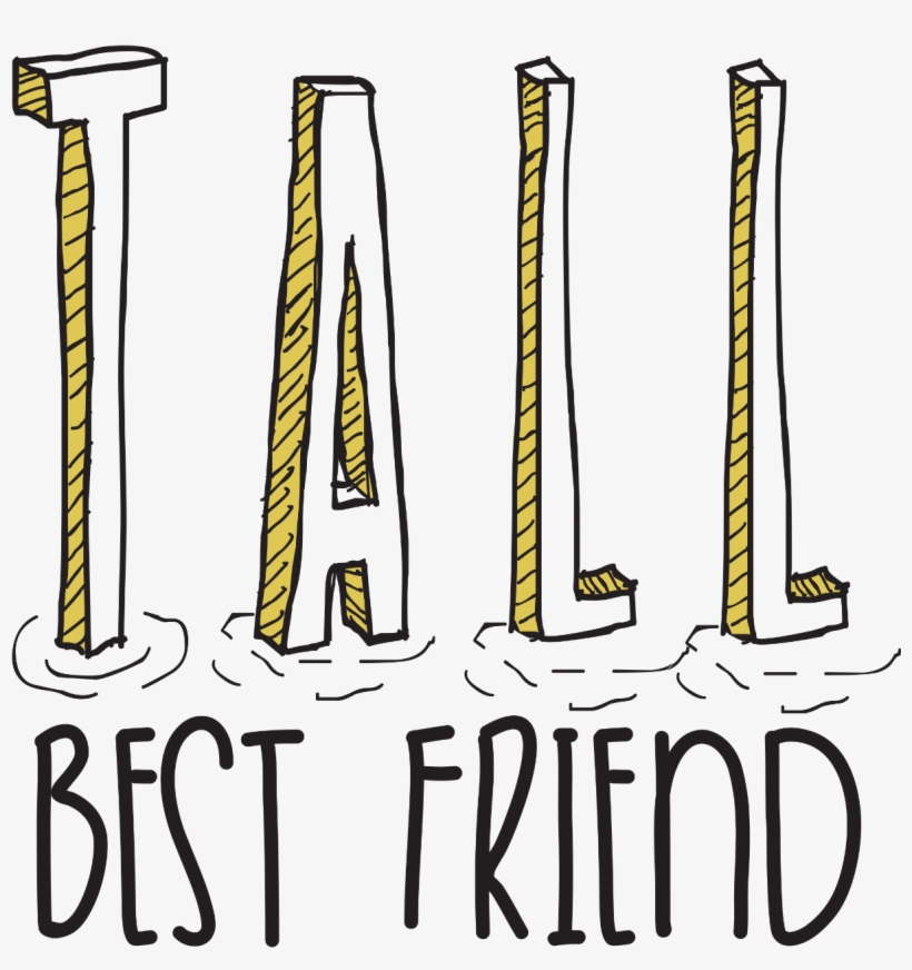 Short Best Friend - Calligraphy, transparent png download