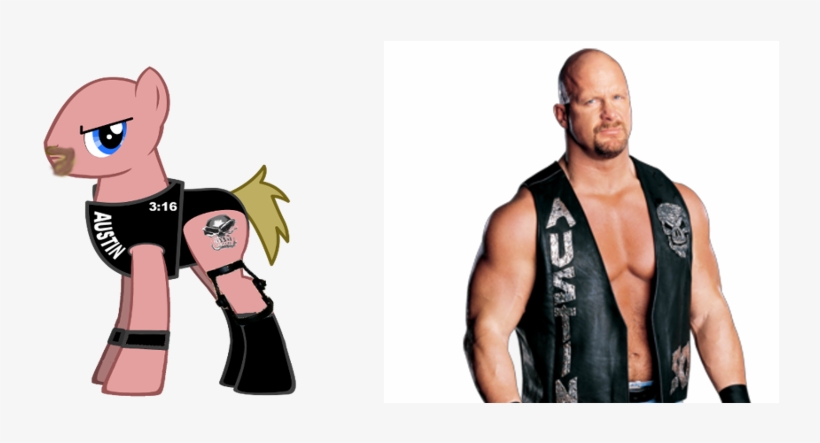 Kuren247, Comparison, Ponified, Safe, Stone Cold Steve - Steve Austin Mlp, transparent png download